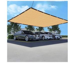 5x23.5M Jaune Voile Ombrage pour Pergola Bioclimatique, 90% Filtrage UV, Complète Votre Structure Extérieure avec Efficacité