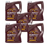 5X4 Litres MANNOL Energy Formula JP 5W-30 Huile Moteur API SN Plus ILSAC GF-5 GM