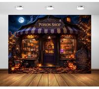5x4FT (1.5x1.2m) Boutique De Potions pour Halloween Fond Photographique