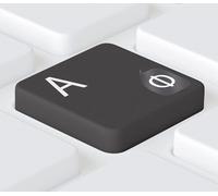 5x6mm-Russian-Ukrainian Universal Stickers for PC/Laptop and & MacBook Keyboards,Transparent with Matte Protective Varnish,Color WhiteRussian Keyboard Stickers