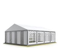 5x8 m Tente de réception/Barnum Gris-Blanc Toile de Haute qualité PVC 700 N