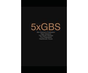 5xGBS: Five Plays by George Bernard Shaw, plus a bonus title, The Dark Lady of the Sonnets