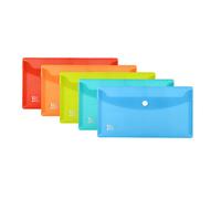 5xOxford 400147029 URBAN Portefeuilles DIN long PP translucide assortis