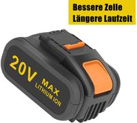 6.0Ah Batterie Li-ion pour Worx WA3553 WA3575 WA3525 WA3512 WA3511 WA3520 WA3512.1 WA3523 WA3516 WA3572 WA3551.1 WA3881 WA3760