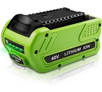 6.0Ah Remplacement Batterie pour Greenworks 40V Compatible avec Les modèles 29462 29472 29252 25312 25322 20202 20642 21242 22272 27062
