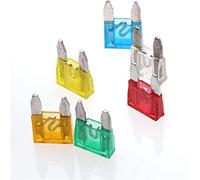 6 0pcs 5/10/15/20/25/30 AMP Mini micro Micro Auto Car lame Fusible Kit Blade Type Holder FUSE Assortiment for voiture
