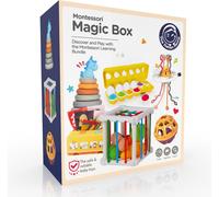 6+1 Magic Box-Montessori Bebe eveil 0-6 Mois,Jeux sensoriels éducatifs pour bébés,6 Jeux Montessori 1 an pour motricité bébé