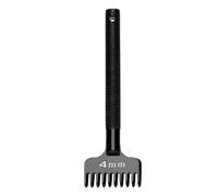 6/10 - Perforateur Rhombus - Point de laçage - 4 mm - Dents Rhombus - Trou pour outils en cuir - Pour véhicules en cuir