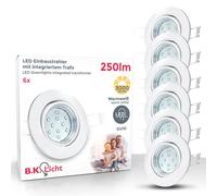 6-10 spots encastrables 230V orientables GU10 3W spots plafond à encastrer plat