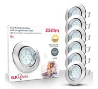 6-10 spots encastrables 230V orientables GU10 3W spots plafond à encastrer plat