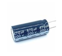 6~10pcs/lot 200v 470UF 200v 470UF aluminum electrolytic capacitor size 18 * 40 20% NWPNLXEA(One Size)