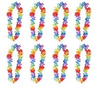 6,12,24,48 COLLIERS DE FLEURS HAWAÏEN HULA ALOHA HAWAÏEN LOT DE FÊTE