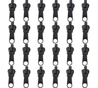 6/12/24Pcs Fix Zip Puller, Zip Slider Repair Instant Kit, Fix Zipper Removable Rescue Replacement Pack, Instant Zipper Set for Coats Jacket Luggage Backpacks (24pcs)