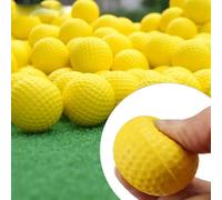 6/12 balles de golf en mousse PU 42,6 mm, balles élastiques et souples à une seule couche pour l'entraînement en intérieur et en extérieur, cadeau pour les golfeurs 6pcs-White