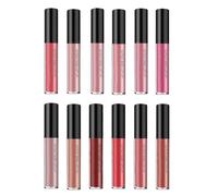 6/12 Color Cream Texture Lipstick Waterproof, Lip Lust Creme Lipgloss, Non-Fading, Long-Lasting Moisturizing Velvet Lip Lipstick (Set A+Set B)