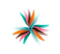 6/12 Paires d'hélices à Trois pales 51466 MCK V2 5 Pouces, Trou M5, hélices CW CCW FPV for Moteur 2207 2306KV Drone(6Pairs Wave Blue)