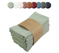 6/12 pièces absorbant respectueux de la peau Texture plissée nappe à manger serviettes lingettes bave tasses chiffons d'essuyage white 6pcs