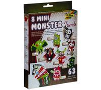 Folia 6 1223 051 Mini Monster Friends, Set pour 8 Monstres, Assortis, unique