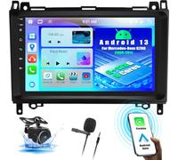 6+128G/8 Cœurs Android 13 Autoradio pour Mercedes-Benz W169 W245 B160 B170 B180 B200 W639 Vito Viano W906 Sprinter avec CarPlay Android Auto, 9“ Écran Tactile avec GPS WiFi BT FM RDS EQ SWC Caméra