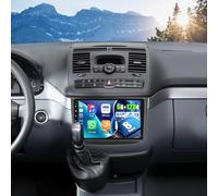 6+128G Android 13 Autoradio pour Mercedes Benz Viano 2004-2011/Vito 2010-2015 avec CarPlay Android Auto sans Fil, 10,1“ Écran Tactile avec GPS WiFi Lien Miroir Bluetooth FM/RDS EQ SWC Caméra Arrière
