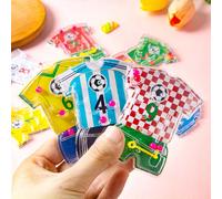 6/16pièces Ensemble de jouets de manipulation labyrinthe de billes thème football | Convient comme cadeaux d'invités, prix de classe, jouets anti-stress et récompenses de boîte à trésors ; également d