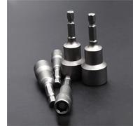 6-19mm Impact Socket Magnetic Screwdriver Power Nut Driver Drill Bit Set 1/4 Inch 1Pcs(14 Pcs)