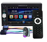 6.2-inch Dual Din Car Mp5 Player Hd Bluetooth Hands- Free Call Music Playback Reverseing Lcd Display 7622dm Black