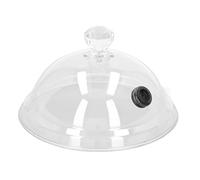 6.3 pouces Fumer Cloche Dome Cover Cocktail Livre pour fumeurs Fumer des assiettes de perfusion, Assiettes de boisson alimentaire bols et verres, transparent