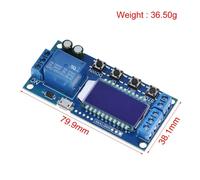 6-30V Micro USB affichage LCD numérique temporisation relais Module contrôle minuterie commutateur déclencheur Cycle Module XY-LJ02