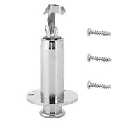 6.35mm Guitar Output Jack | Solid Metal End Pin for Acoustic Electric Guitar | Shielded Jack Socket | Universal 1/4" Stereo Jack for Amp Cords/Pickups (Argent)