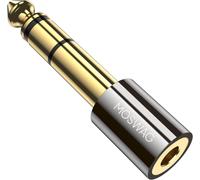 6.35mm Male To 3.5mm Female Stereo Jack Adapter,3.5mm To 6.35mm Gold Plated Adapter For Guitar Cord,Mobile Phone,Desktop,Laptop (1 Pack)
