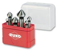 6.3mm - 20.5mm 90° Conique & Ébavurage Set, 6 Pièce - A102156