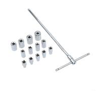 6.3mm T-Handle Socket Wrench Set Interchangeable Heads(B) | Interchangeable 6.3mm heads, pour versatile socket compatibility, pour ideal for diverse mechanical tasks