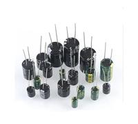 6.3V 10V 16V 25V 35V 50V 400V 450V 1UF 2.2UF 4.7UF 10UF 1000UF 22UF 33UF 47UF 470UF 100UF 220UF Aluminum Electrolytic Capacitor NWPNLXEA(25V 47UF 20PCS)
