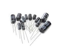 6.3V Aluminum Electrolytic Capacitor 22UF 33UF 47UF 100UF 220UF 330UF 470UF 680UF 1000UF 2200UF 3300UF 4700UF 6800UF 10000UF AUOQKQUT(6.3V 2200UF 500PCS)