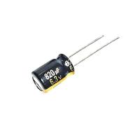 6.3V820uf 8x12mm Aluminum Electrolytic Capacitor 6.3v 820uf 820mf 820MFD 820uf6.3v 820mf6.3v 1000UF 2200UF 3300UF AUOQKQUT(6.3V3300 10X20 20PCS)