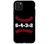 6+4+3=2 Double Play 643 Baseballer Softball Baseball Math Coque pour iPhone 11 Pro Max