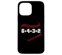 6+4+3=2 Double Play 643 Baseballer Softball Baseball Math Coque pour iPhone 13 Pro Max