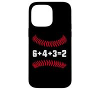 6+4+3=2 Double Play 643 Baseballer Softball Baseball Math Coque pour iPhone 14 Pro Max