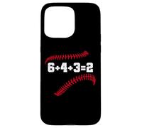6+4+3=2 Double Play 643 Baseballer Softball Baseball Math Coque pour iPhone 15 Pro Max