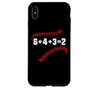 6+4+3=2 Double Play 643 Baseballer Softball Baseball Math Coque pour iPhone XS Max