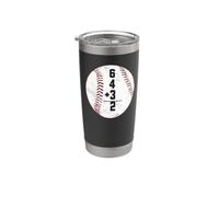 6 4 3 Double Play 6+4+3 = 2 Mathématiques de baseball Gobelet isotherme en acier inoxydable double paroi