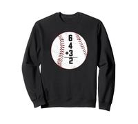 6 4 3 Double Play 6+4+3 = 2 Mathématiques de Baseball Sweatshirt