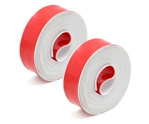 6.4m Joint Salle De Bain Joint PVC Salle De Bain Blanc, 2 Rouleaux Plinthe Souple Autoadhésive 3,2 M X 2,2 Cm, Joints Pare Baignoire Bande Autoadhésive Anti-Moisissure Pour Cuisine/Salle De Bain