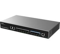 Grandstream Networks GWN7830 Commutateur Géré L3 Gigabit Ethernet, 2xRJ45 + 6xSFP + 4xSFP+, 96Gbps, QoS, Cloud, VLAN, ACL, RADIUS, Gris