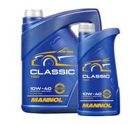 6 5+1 Liter MANNOL 10W-40 Classic L'huile de moteur VW 501.01/505.00,MB 229.1,