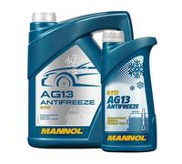 6 (5+1) Litres MANNOL Antigel AG13 Concentré De Protection Contre Le Gel Vert