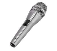 6.5 Microphone Filaire Universel, Microphone Karaoké HiFi, Micro à Main Cardioïde Dynamique pour Le Chant Karaoké à la Maison Discours de Scène en Plein Air (Argent)