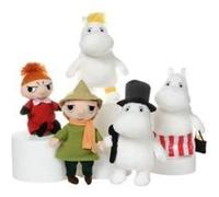 AURORA World 13203 Moomin Soft Toy, White,Red, 17cm