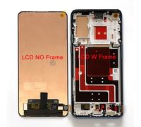 6.55» original Amoled Pour OnePlus 9 LE2113 LE2111 L'UE NA D'écran D'affichage à cristaux liquides de Cadre + écran tactile Numériseur Pour 1 + 9 LE2110 CN Ver. EU NA Sky BlueFrame